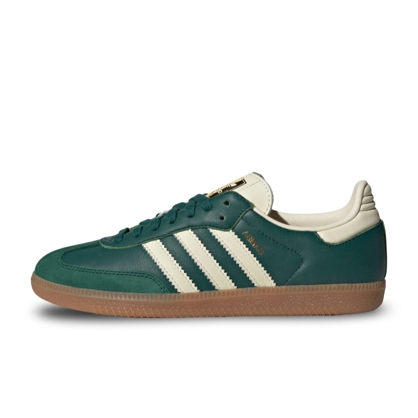 Adidas Sambas in Green, Beige, and Gold product image