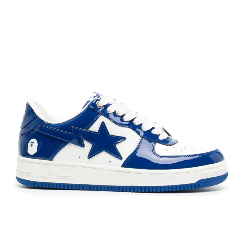 A Bathing Ape Bape STA Patent Leather "Blue"