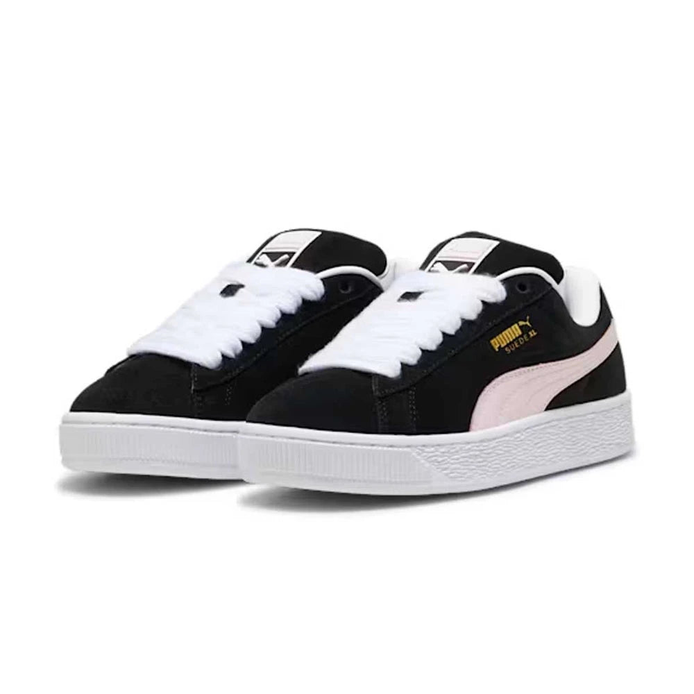 PUMA Suede XL 'Black Pink image showing two pairs of the shoe.