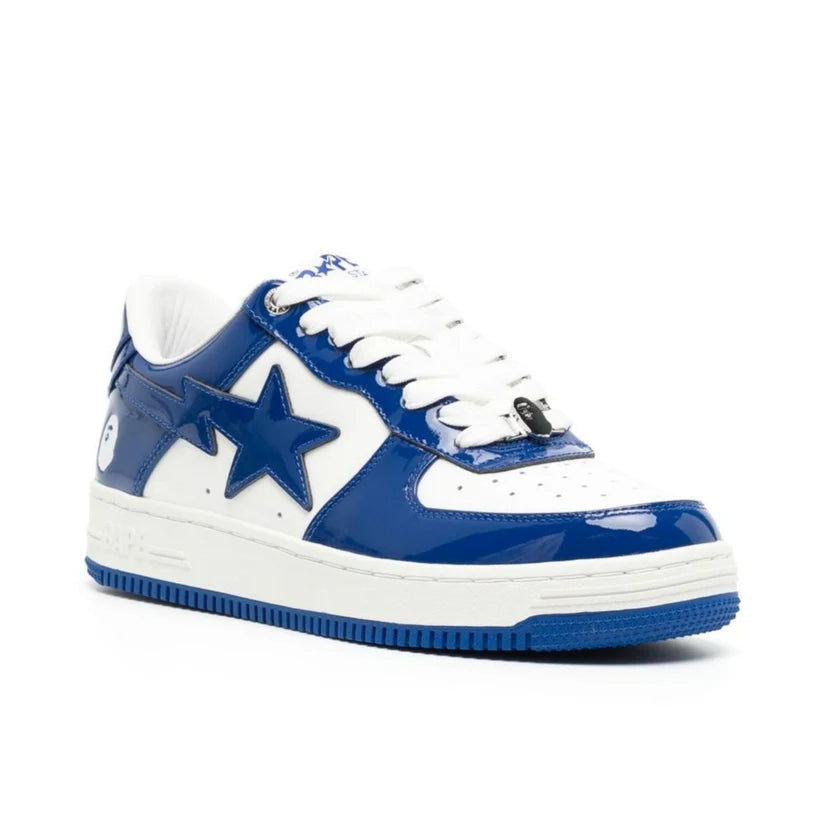 A Bathing Ape Bape STA Patent Leather "Blue"