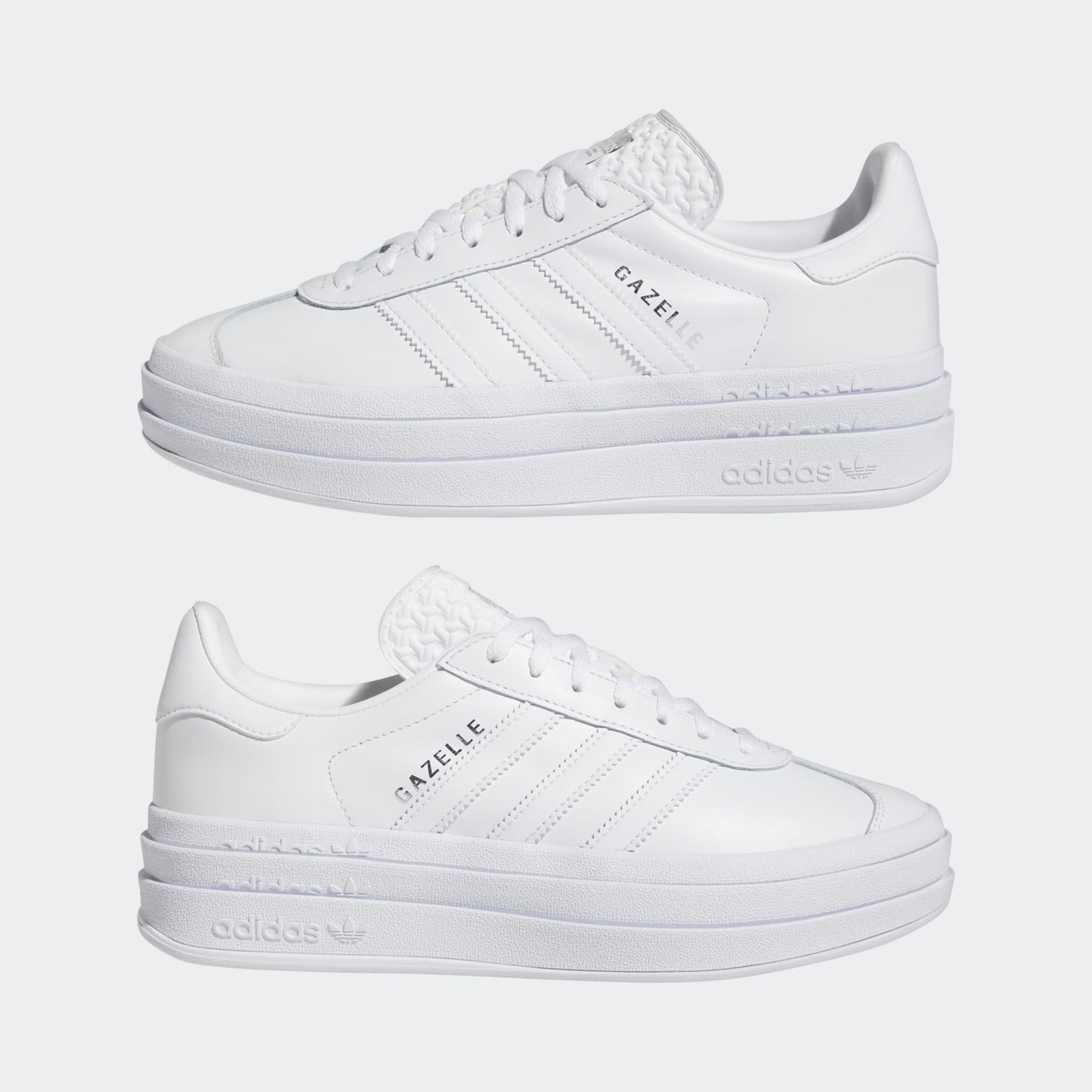 Adidas Women's Gazelle Bold Triple White