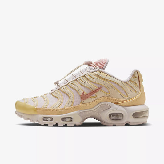 Nike Air Max Plus Womens Casual Shoes in Sanddrift/Red Stardust colorway