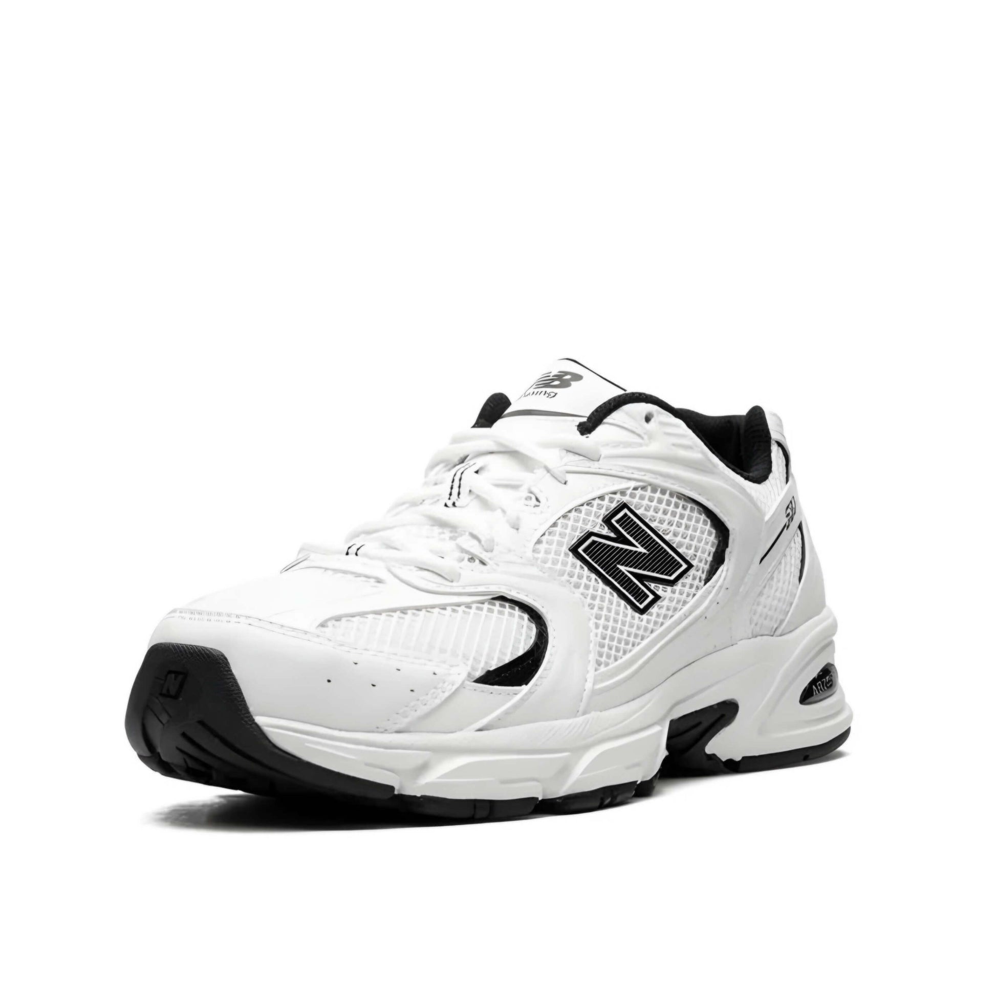 New Balance 530 White Black Image facing foward