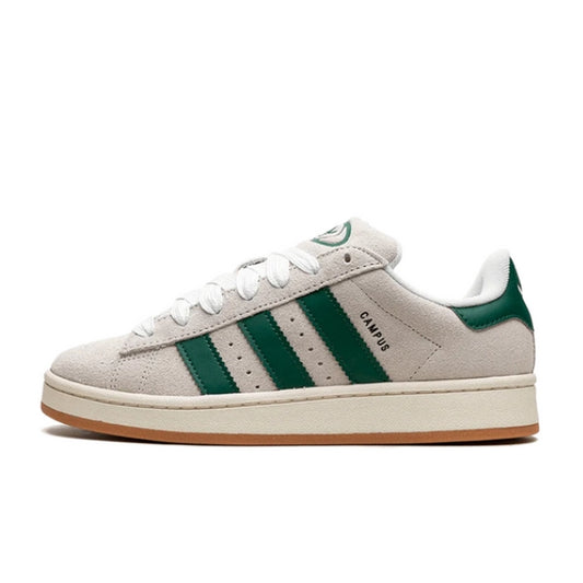 adidas Campus 00s in Crystal White and Dark Green Women Sneakers 