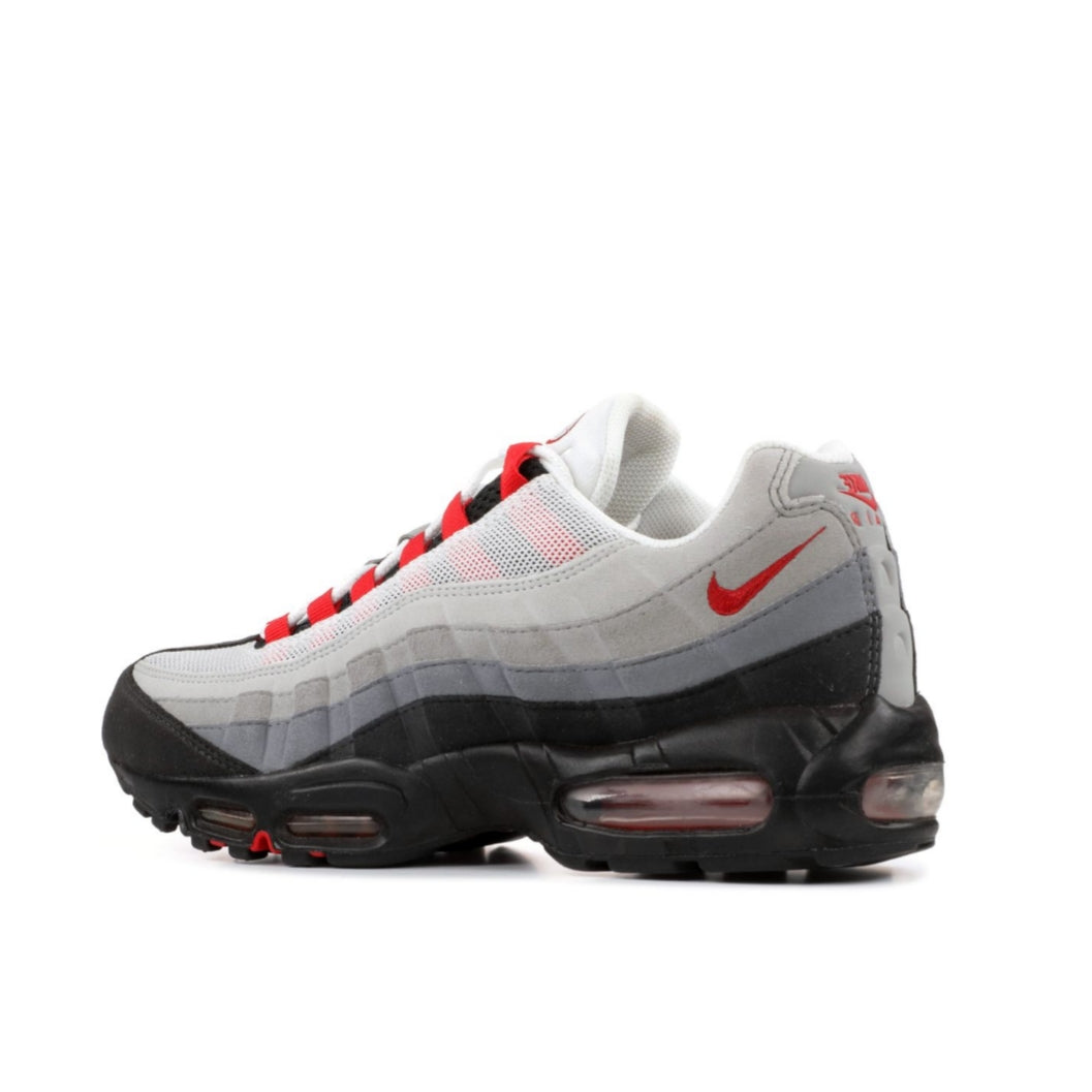 Nike Air Max 95 'White Sport Red Grey' Mens