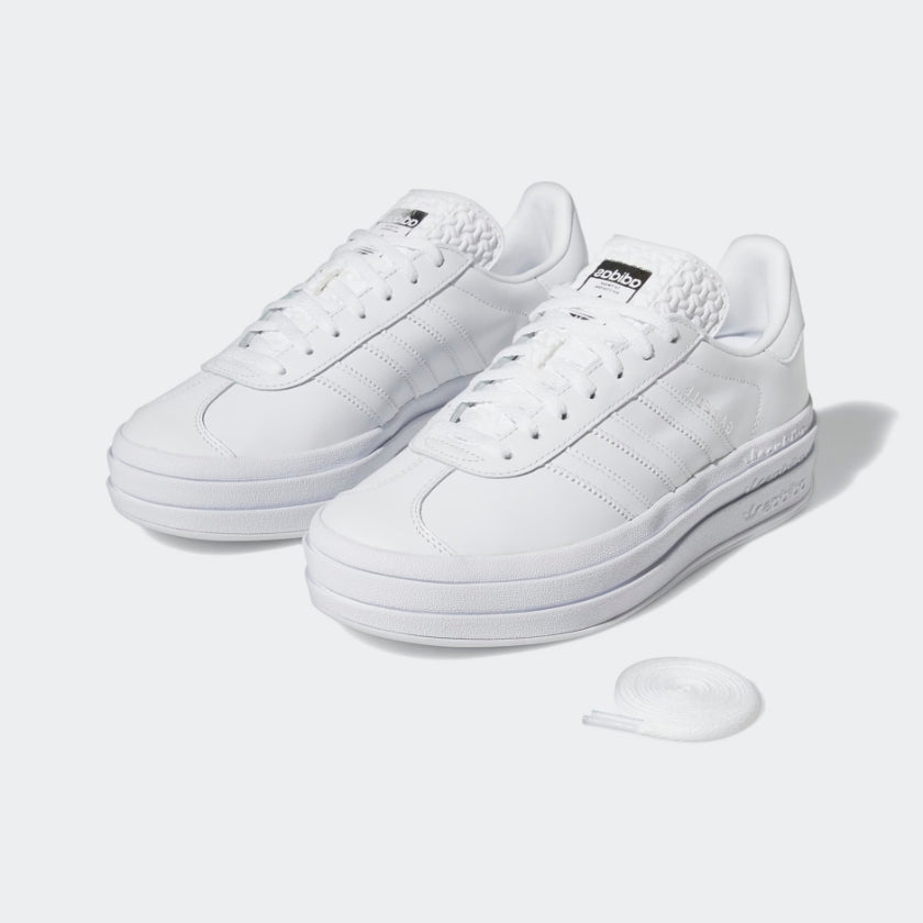 Adidas Women's Gazelle Bold Triple White