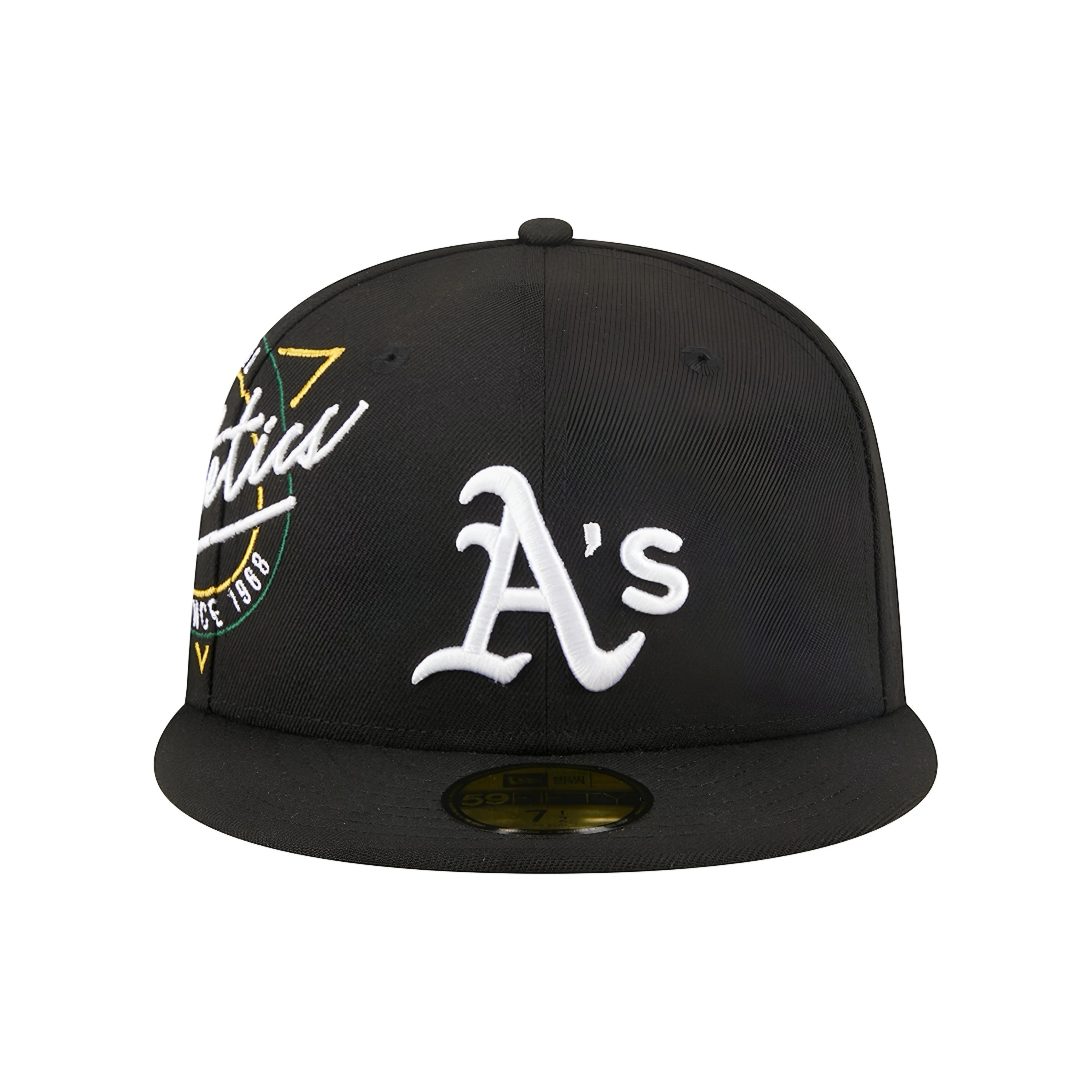 Oakland Athletics Black Neon Glow 59FIFTY Fitted Cap