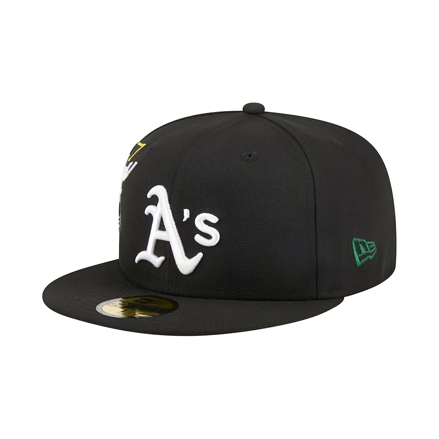 Oakland Athletics Black Neon Glow 59FIFTY Fitted Cap