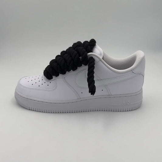 Air Force 1  'Black Rope Laces'