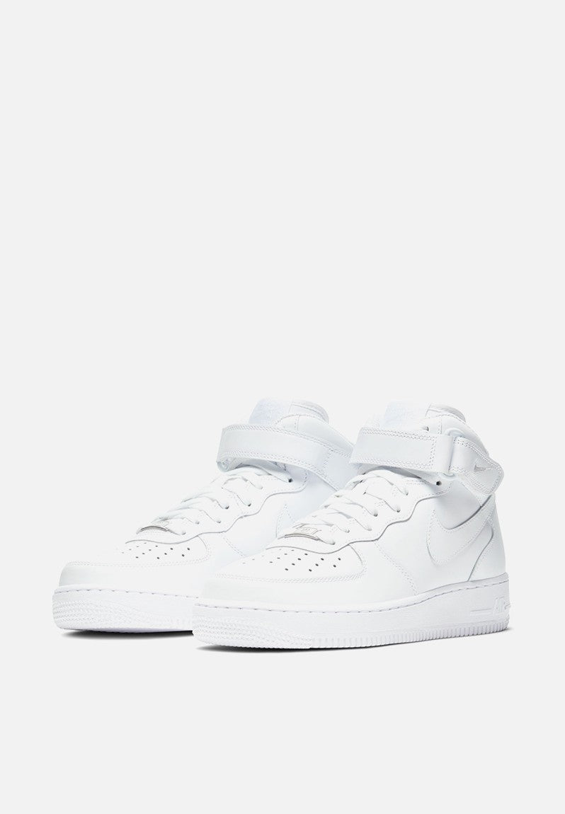 Nike Air Force 1 Triple White-Mid