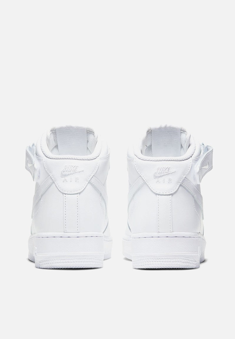 Nike Air Force 1 Triple White-Mid